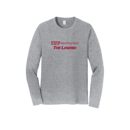 Port & Company® Long Sleeve Fan Favorite™ Tee IUP Marching Band - Image 3
