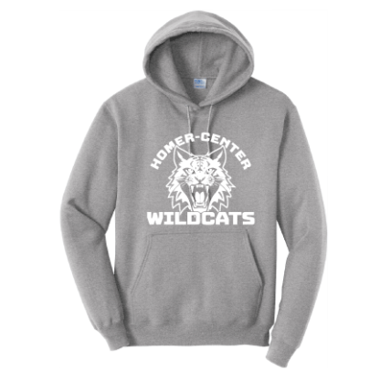 Port & Company Core Fleece Pullover Hooded Sweatshirt Homer Center Cheer - Image 2