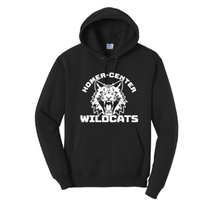 Port & Company Core Fleece Pullover Hooded Sweatshirt Homer Center Cheer