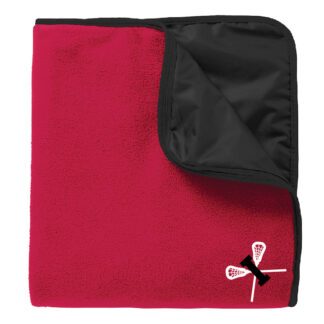 Port Authority Fleece & Poly Travel Blanket Indiana Lacrosse