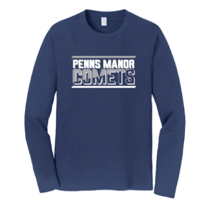 Port & Company Long Sleeve Fan Favorite Tee - Penns Manor Football General - Image 2
