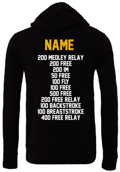 Bella + Canvas Unisex Sponge Fleece Pullover Hoodie - Marion Center Swimming - Image 2