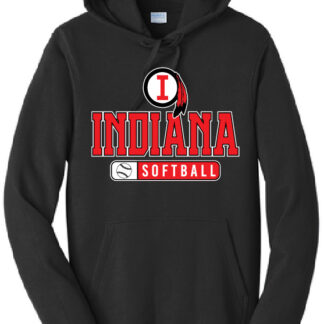 Port & Company Fan Favorite Fleece Pullover Hooded Sweatshirt - Indiana Softball