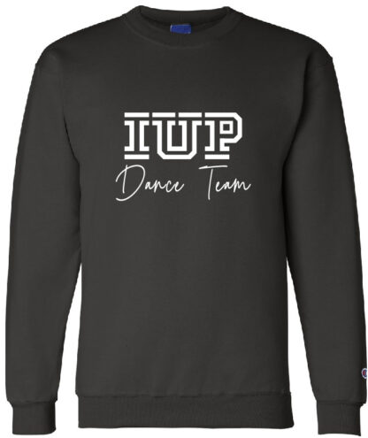 Champion Adult Powerblend Crewneck Sweatshirt IUP Logo- IUP Dance