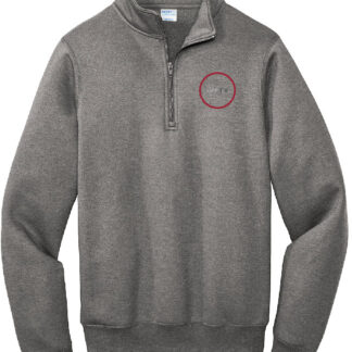 Port & Company Core Fleece 1/4-Zip Pullover Sweatshirt - IUP TV (Circle)