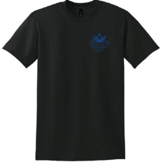 Gildan DryBlend 50 Cotton/50 Poly T-Shirt: Blue design - IUP Figure Skating