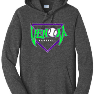 Port & Company Fan Favorite Fleece Pullover Hooded Sweatshirt - Venom Baseball