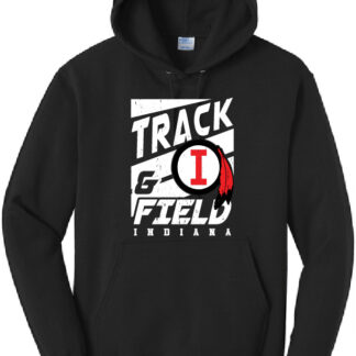 Port & Company Core Fleece Pullover Hooded Sweatshirt - Indiana Track & Field