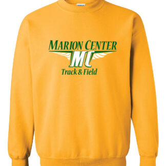 Gildan Heavy Blend Crewneck Sweatshirt Full Logo- Marion Center Track & Field