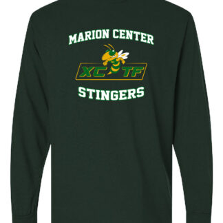Gildan DryBlend 50 Cotton/50 Poly Long Sleeve T-Shirt : MCXC/TF Logo - Marion Center Track & Field