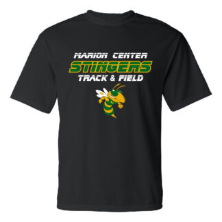Performance T-Shirt: Track & Field Logo - Marion Center Track & Field