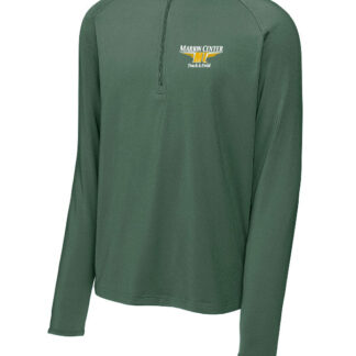 Sport-Tek Sport-Wick Stretch 1/4-Zip Pullover: Marion Center Logo - Marion Center Track & Field