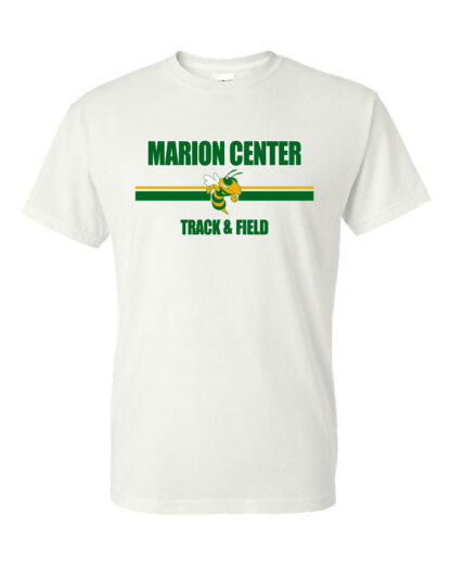 Gildan DryBlend 50 Cotton/50 Poly T-Shirt: MC T&F Bee Logo- Marion Center Track & Field - Image 5