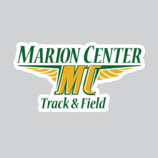 Sticker: MC Track and field logo - Marion Center Track & Field