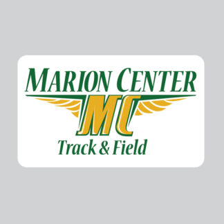 Magnet: MC Track and field logo - Marion Center Track & Field