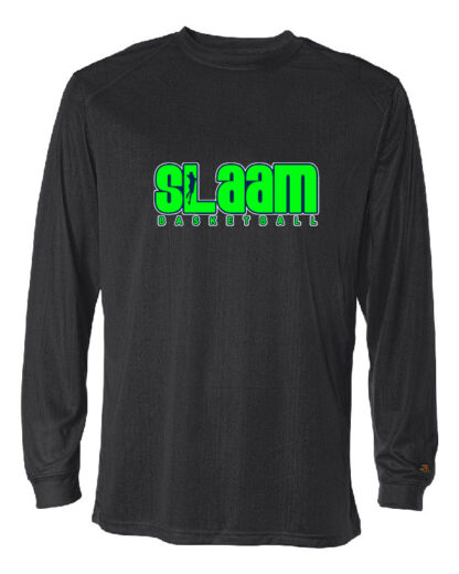 B-Core Long Sleeve T-Shirt: 3 color - Slaam Basketball - Image 2