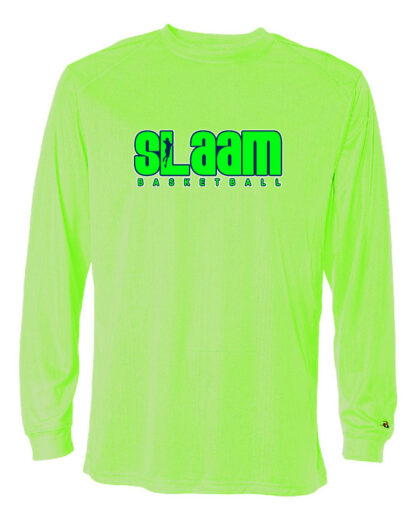 B-Core Long Sleeve T-Shirt: 3 color - Slaam Basketball - Image 3