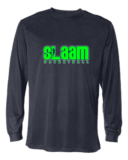 B-Core Long Sleeve T-Shirt: 3 color - Slaam Basketball - Image 4