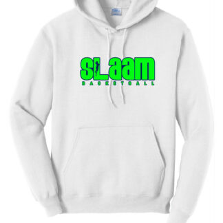 Port & Company Core Fleece Pullover Hooded Sweatshirt: 3 Color - Slaam Basketball