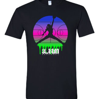 Gildan Softstyle T-Shirt: Slaam Jumpman - Slaam Basketball