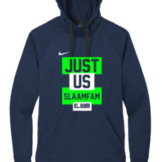 Nike Therma-FIT Pullover Fleece Hoodie: Just Us Slaam Fam- Slaam Basketball
