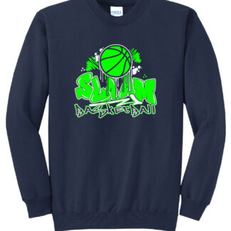 Port & Company Core Fleece Pullover Hooded Sweatshirt: Graffiti - Slaam Basketball