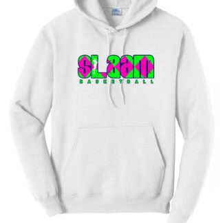 Port & Company Core Fleece Pullover Hooded Sweatshirt: Argyle - Slaam Basketball