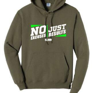 Port & Company Core Fleece Pullover Hooded Sweatshirt: No Excuses - Slaam Basketball
