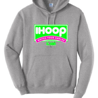 Port & Company Core Fleece Pullover Hooded Sweatshirt: IHoop - Slaam Basketball