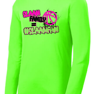 Sport-Tek PosiCharge RacerMesh Long Sleeve Tee: Slaam Family - Slaam Basketball