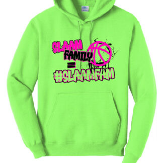 Port & Company Core Fleece Pullover Hooded Sweatshirt: Slaam Family - Slaam Basketball