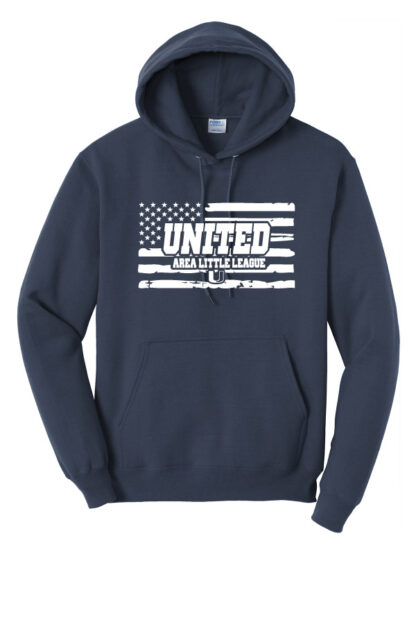 Port & Company Core Fleece Pullover Hooded Sweatshirt - United Baseball - Image 2