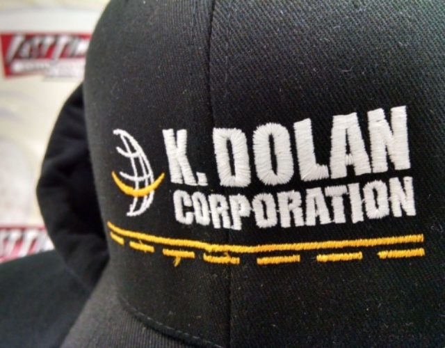Dolan embroidered hat logo